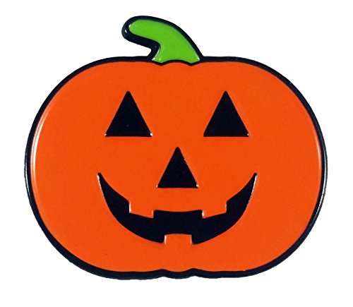 Milk Mug Designs Lächelnder Jack'O Laterne, Happy Halloween Kürbis Emaille-Pin Milk Mug Designs Lächelnder Jack'O Laterne, Happy Halloween Kürbis Emaille-Pin von Milk Mug Designs