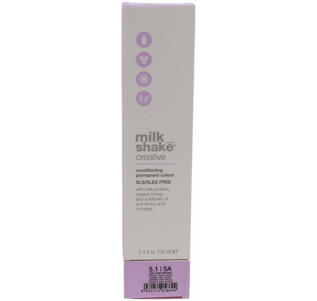 Milk Shake Mascara Creative Color 5.1 Ash Light Brown 100ml von Milk Shake