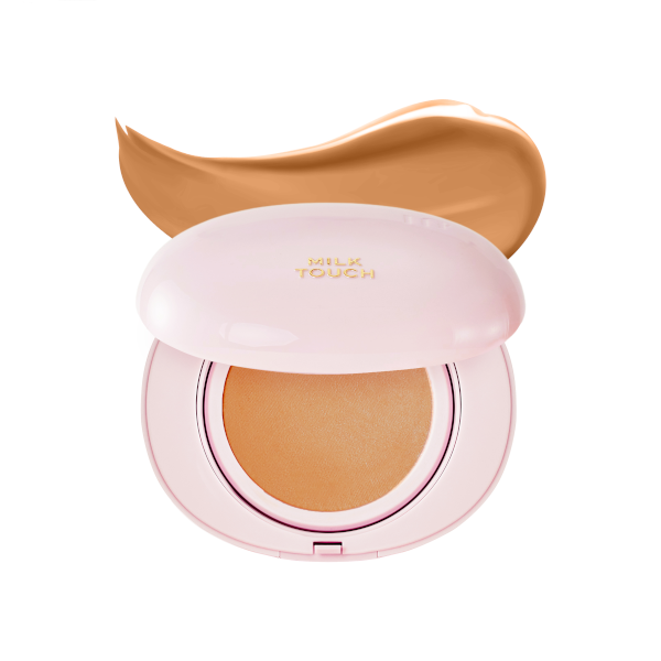 Milk Touch - All-day Skin Fit Milky Glow Cushion SPF 50+ PA++++ - 15g - 27N Chai von Milk Touch