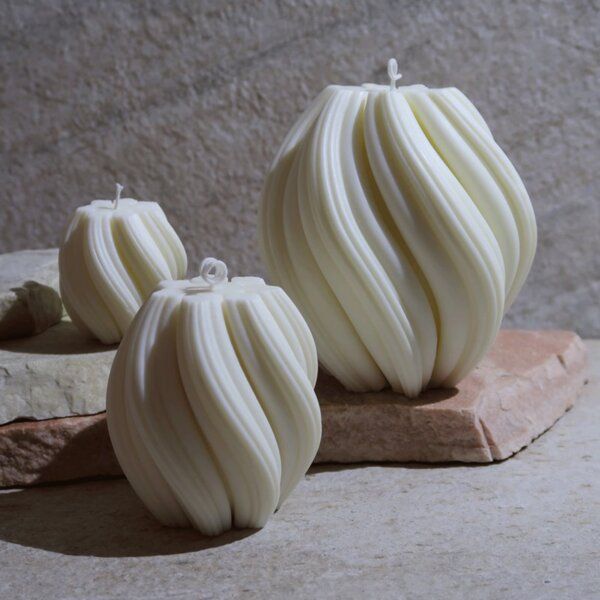 Milk & Honey Swirl Design Kerze Milk & Honey Swirl Design Kerze von Milk & Honey