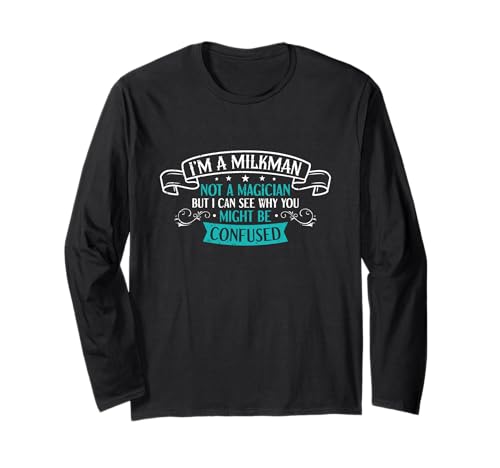 Milkman Milk Man Milkmen Milkmen Milkman Milkmaker Lustiger Beruf Langarmshirt Milkman Milk Man Milkmen Milkmen Milkman Milkmaker Lustiger Beruf Langarmshirt von Milkman Cream Job Funny Pride Jokes