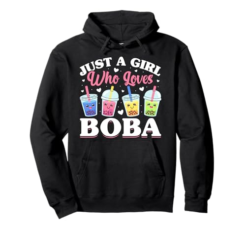 Milktea Boba Kawaii Style Nur EIN Mädchen, das Boba liebt Pullover Hoodie von Milktea Boba Lovers Drinkers