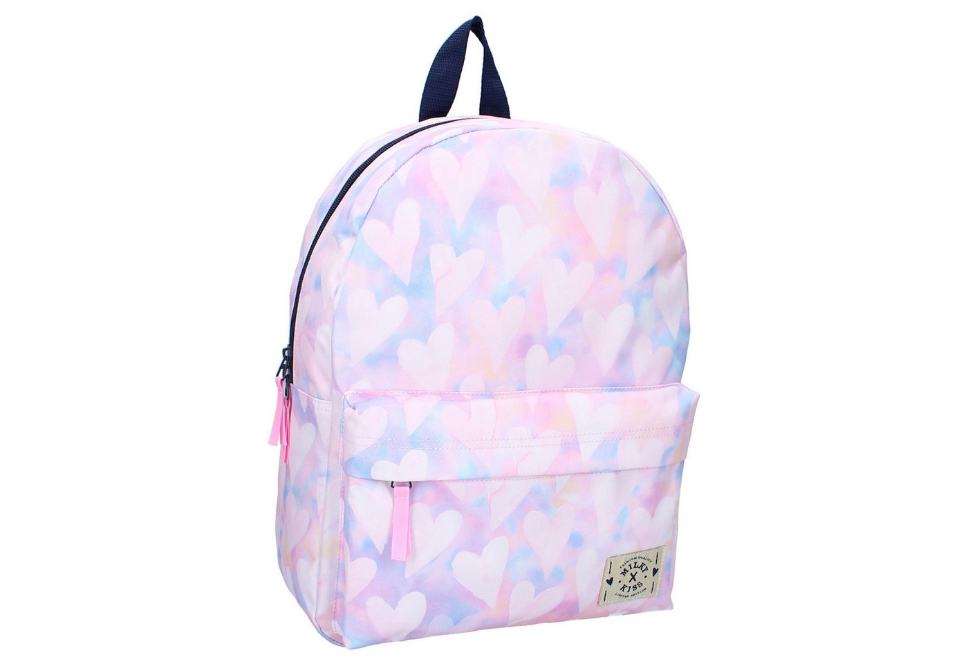 Milky Kiss Kinderrucksack Rucksack Next Level Vibes – Pinkfarbener Schulrucksack von Milky Kiss