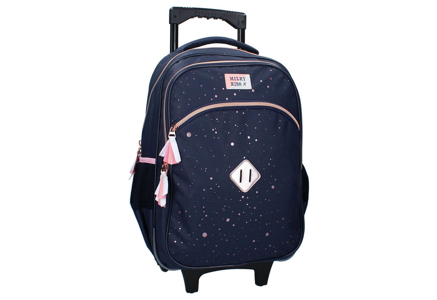 Milky Kiss Kinderrucksack Trolley-Rucksack Divine Days Dunkelblau mit Punkten (1-tlg) von Milky Kiss