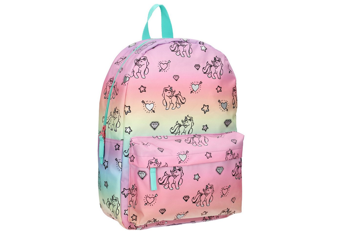 Milky Kiss Kinderrucksack Unicorn Schulrucksack Praktischer und stylischer Tasche von Milky Kiss