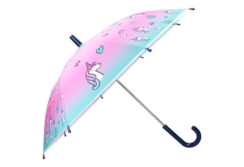 Milky Kiss Langregenschirm Kinder-Regenschirm ⌀ 70 cm Unicorn-Design Schutz vor Regen und UV von Milky Kiss