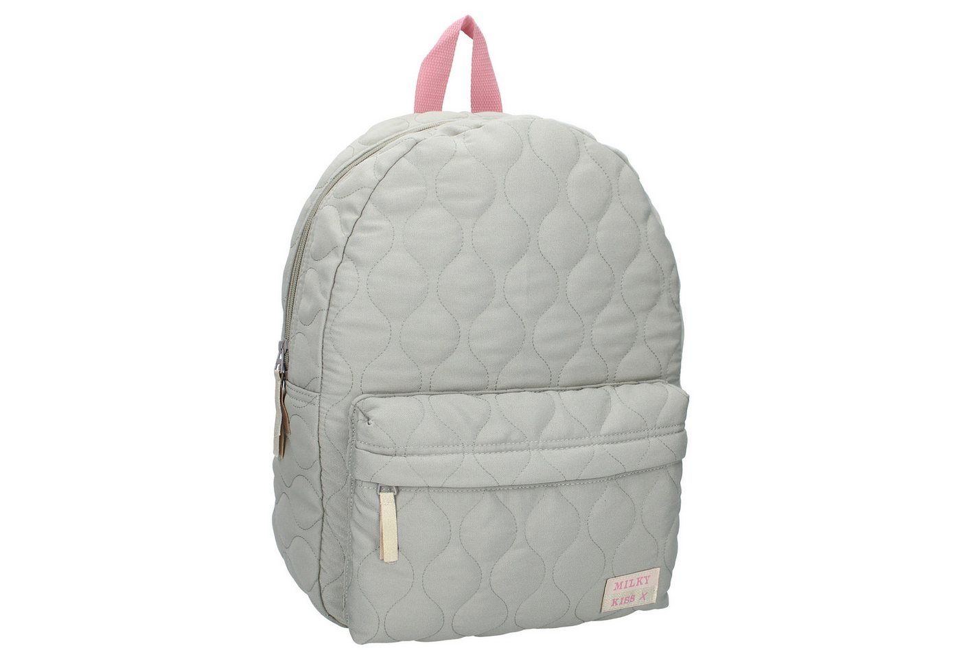 Milky Kiss Rucksack Rucksack Sweet Bliss – Sanfte grüne Tasche, verspieltes Steppmuster von Milky Kiss