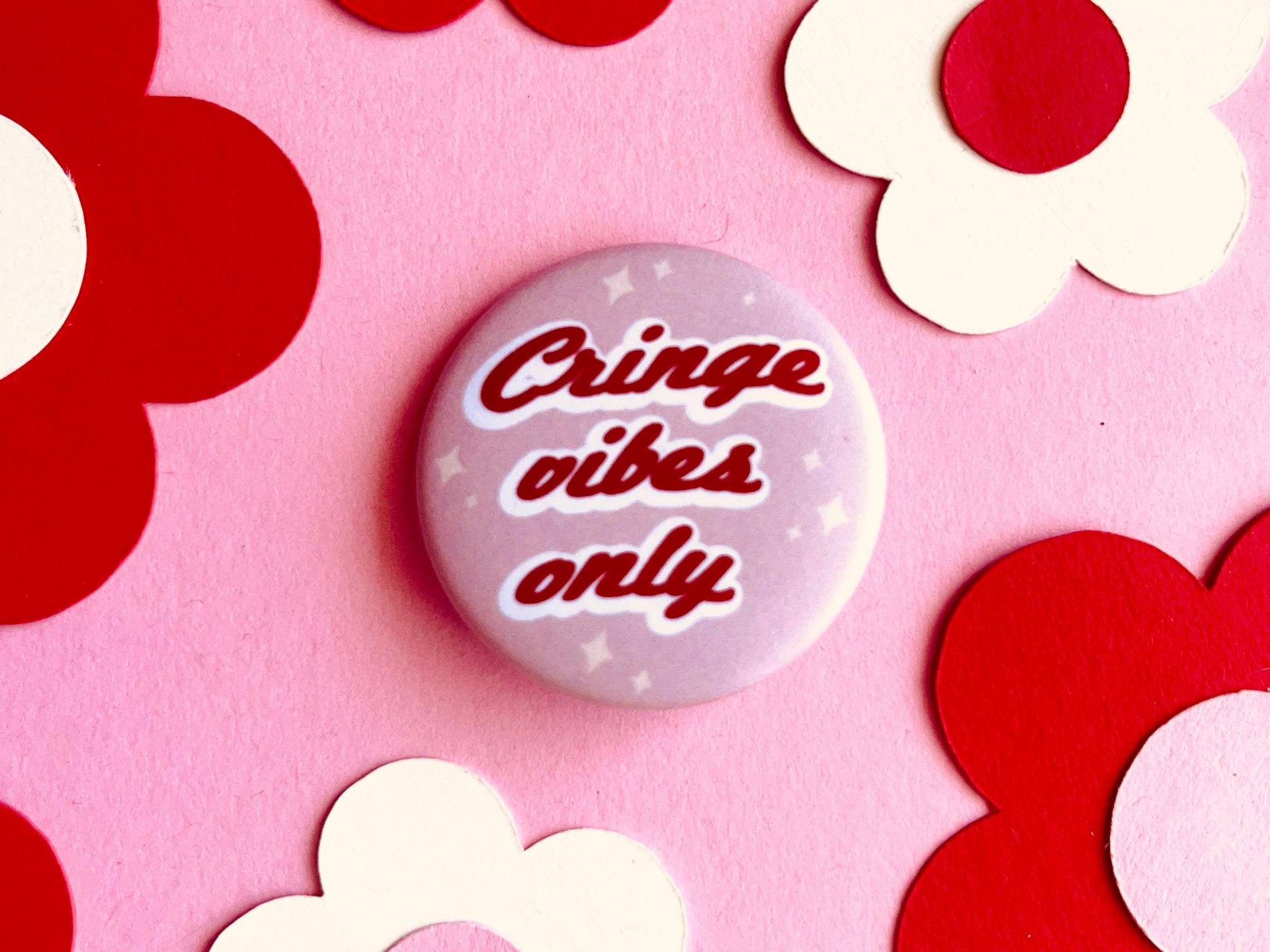 Menhera Pinback Button - Cringe Vibes Only Menhera Pinback Button - Cringe Vibes Only von MilkyHeaven