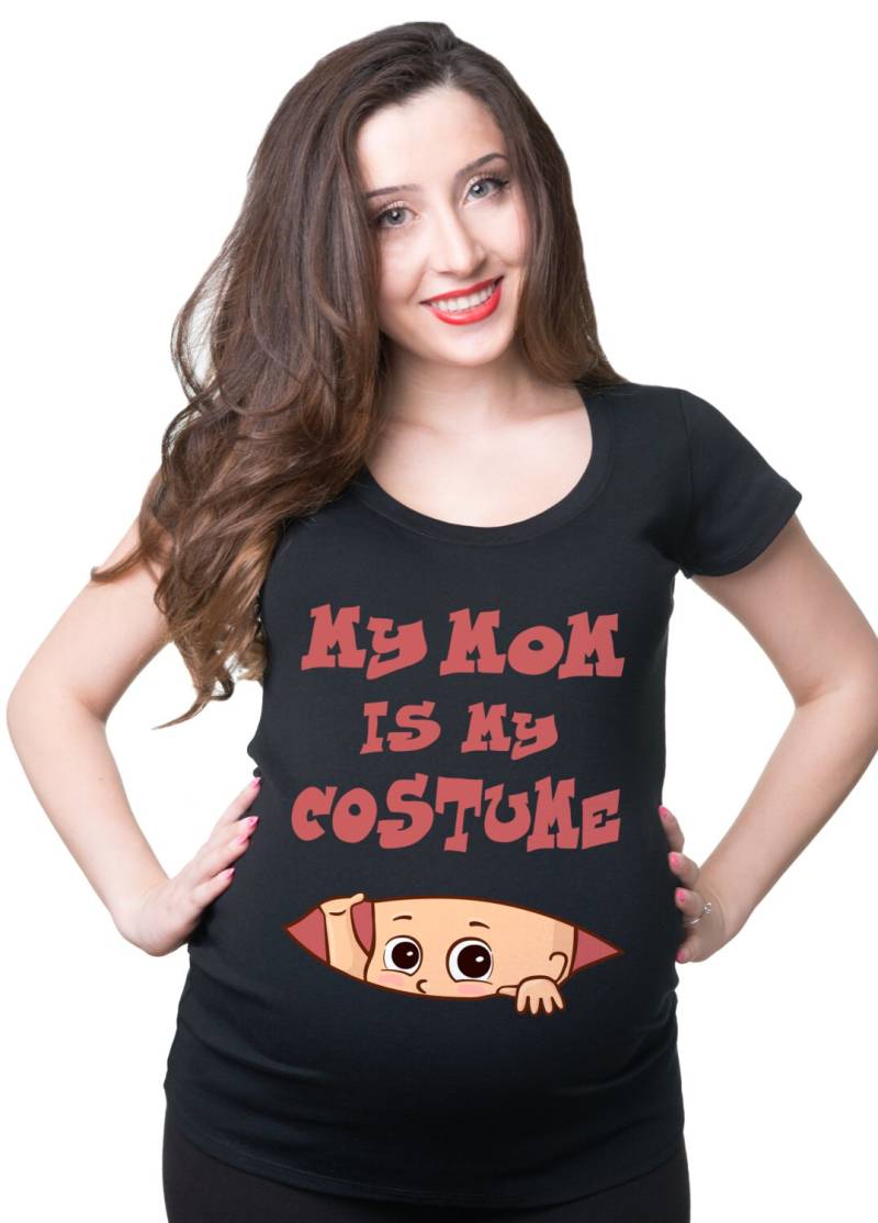 Halloween Schwangerschaft T-Shirt Meine Mama Ist Mein Kostüm Mutterschaft Top Halloween Schwangerschaft T-Shirt Meine Mama Ist Mein Kostüm Mutterschaft Top von MilkyWayTshirts