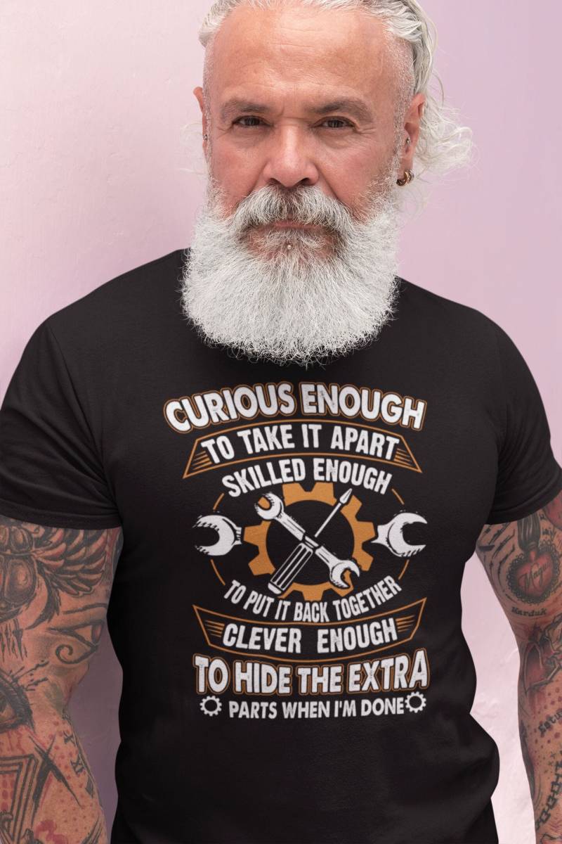 Mechaniker T-Shirt Geschenk Für Mann, Freund, Vater von MilkyWayTshirts