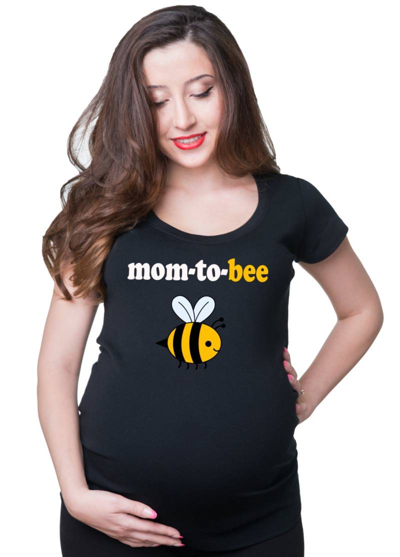 Mom To Be Cute Mutterschafts-Biene Süßes Mutterschafts-T-Shirt Baby Ankündigung Mutterschaft Top Schwangerschaft von MilkyWayTshirts