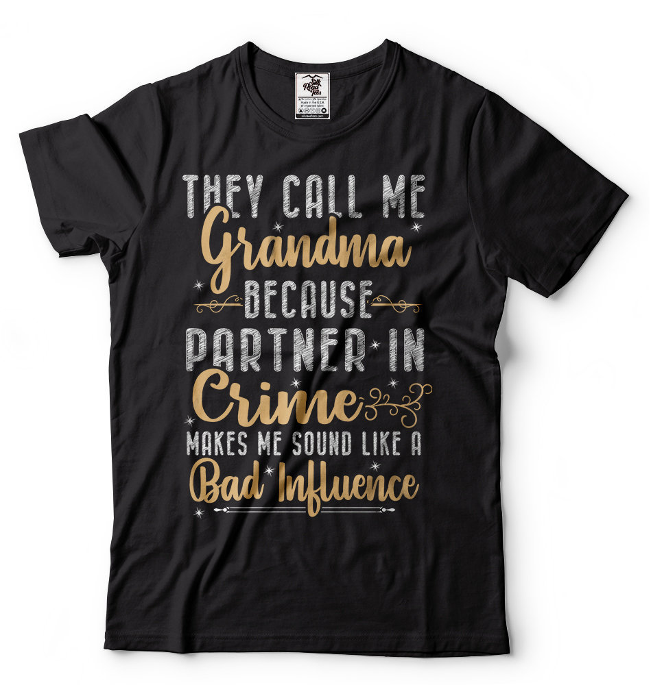 Oma T-Shirt Partner in Crime, Unisex Geschenk von MilkyWayTshirts