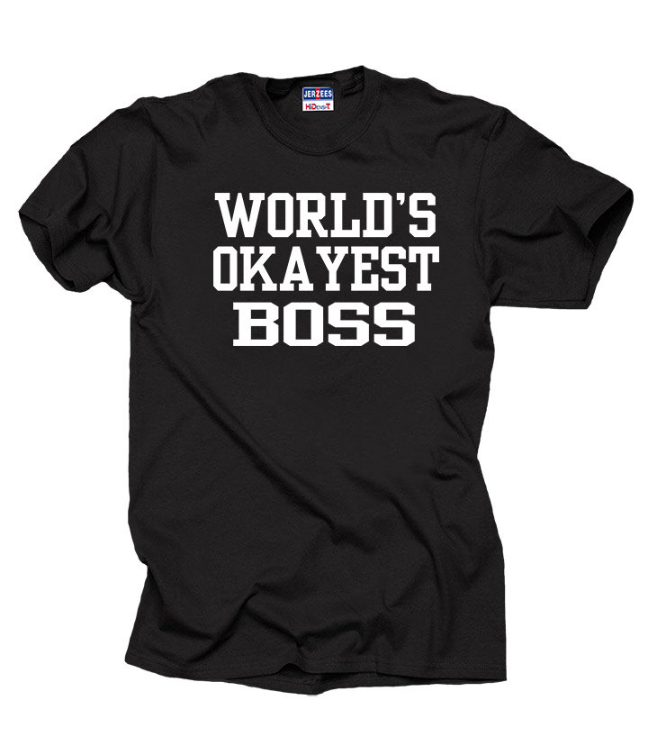 Weltweit Okayest Boss T-Shirt Geschenk Für Chef Lustiges Weihnachtsgeschenk von MilkyWayTshirts