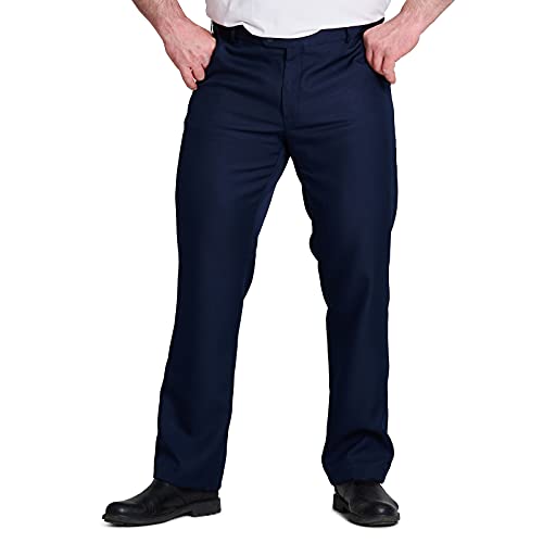 Mill&Tailor Flatfront Herren Hose I Stoffhose für Männer I elastische Chino Hose Herren I Anzug-Hose für Business & Freizeit I Moderne Hose Herren I Stoff Hose mit Taschen von Mill&Tailor