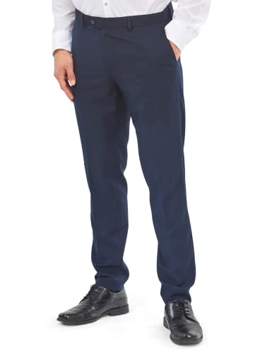 Mill&Tailor Herren Hose Tomo Marine I Hose Herren in Marine I Baukasten System I Hose für Männer mit angenehmen Fit I Auch für kräftige Männer von Mill&Tailor