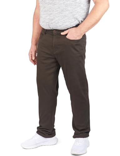 Mill&Tailor Thermo-Hose Braun Größe 26 I Unisex-Hose für kalte Temperaturen I weiche Pants aus 86% Baumwolle, 13% Polyester & 1% Elasthan I Elegante & robuste Outdoor-Hose mit 5 Taschen von Mill&Tailor