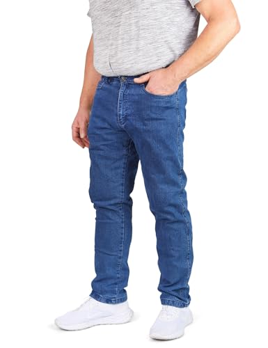 Mill&Tailor Thermo-Hose Jeansblau Größe 26 I Unisex-Hose für kalte Temperaturen I weiche Pants aus 86% Baumwolle, 13% Polyester & 1% Elasthan I Elegante & robuste Outdoor-Hose mit 5 Taschen von Mill&Tailor