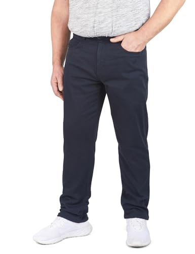 Mill&Tailor Thermo-Hose Marine Größe 26 I Unisex-Hose für kalte Temperaturen I weiche Pants aus 86% Baumwolle, 13% Polyester & 1% Elasthan I Elegante & robuste Outdoor-Hose mit 5 Taschen von Mill&Tailor