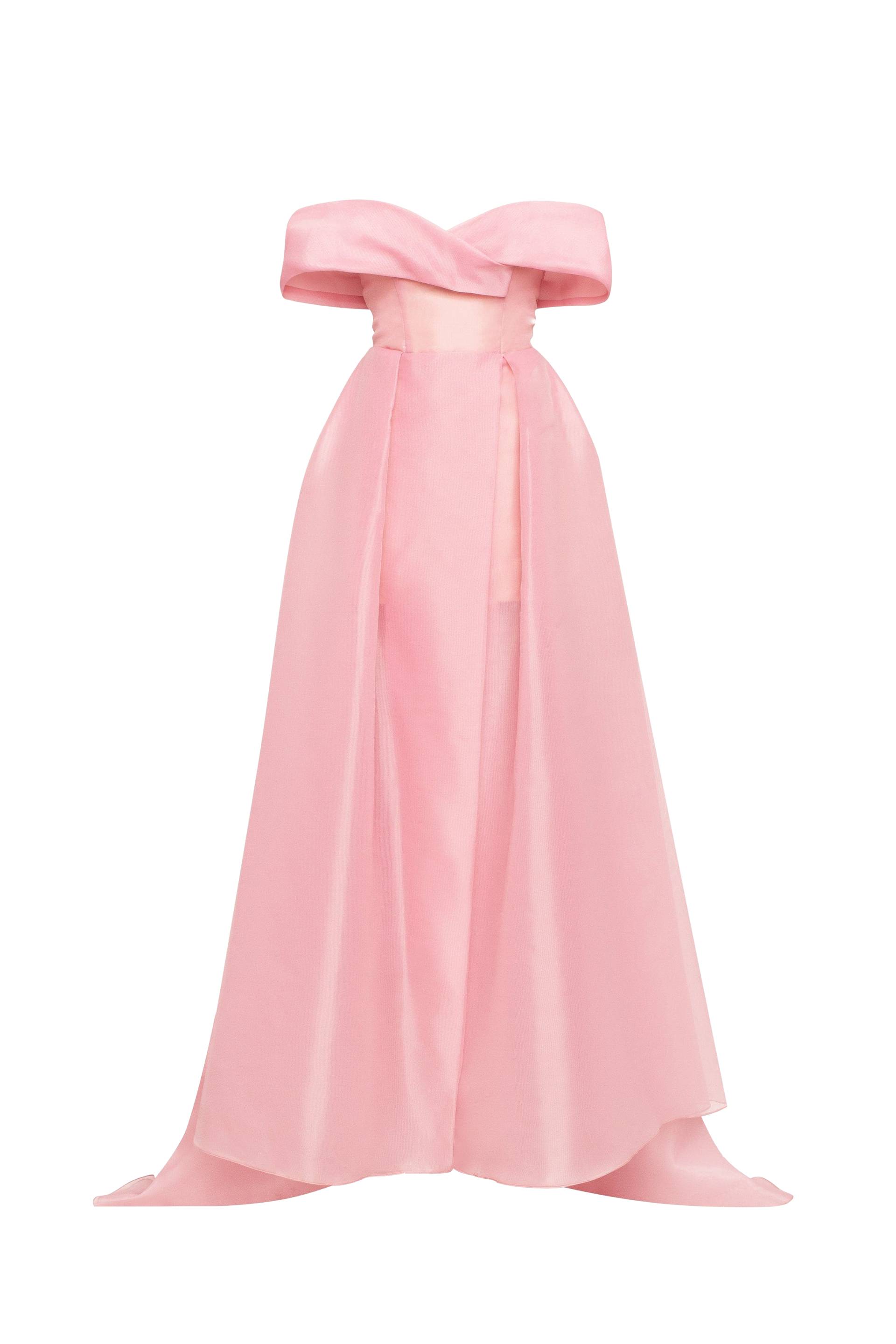 Sophisticated off-the-shoulder misty rose maxi dress, Garden of Eden - Pink - XXS - Milla - Maxi dresses Sophisticated off-the-shoulder misty rose maxi dress, Garden of Eden - Pink - XXS - Milla - Maxi dresses von Milla