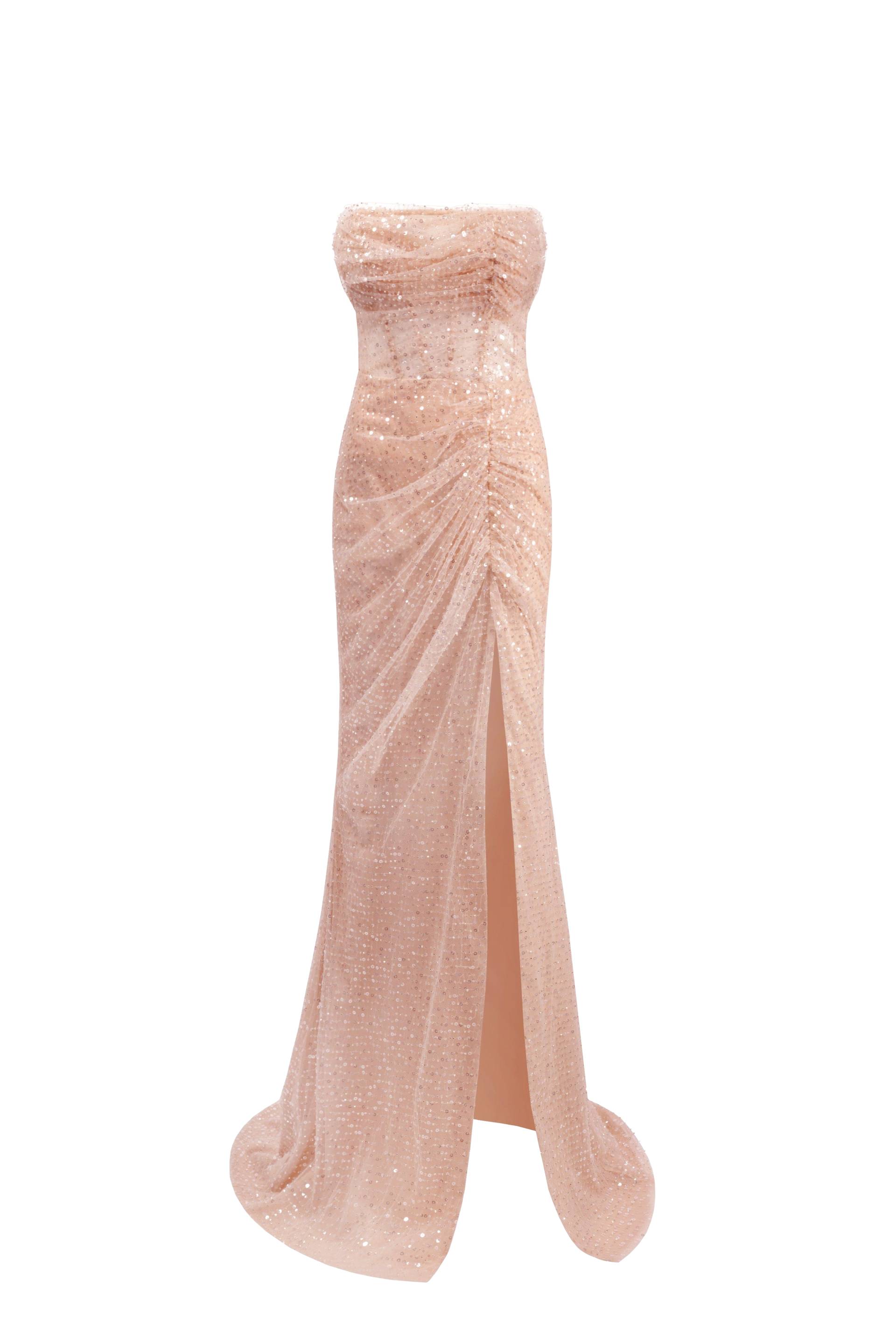 Spectacular sequined maxi dress in gold - Gold - M - Milla - Maxi dresses Spectacular sequined maxi dress in gold - Gold - M - Milla - Maxi dresses von Milla
