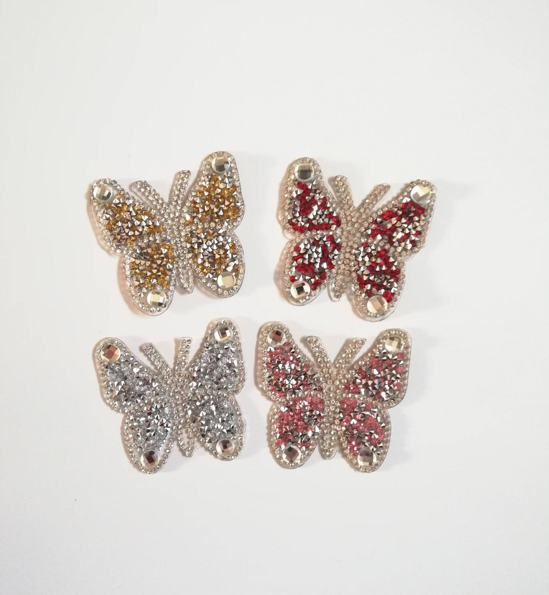 strass Applikation Zum Aufbügeln Schmetterling von MillasNaehzauberei