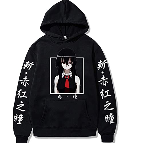 Akame Ga Kill Hoodie Esdeath Empire Night Raid Akame Graphic Pullover Sweatshirt Herren Damen Langarm Harajuku Trainingsanzug von Millay