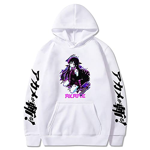 Akame Ga Kill Hoodie Esdeath Empire Night Raid Akame Graphic Pullover Sweatshirt Herren Damen Langarm Harajuku Trainingsanzug von Millay