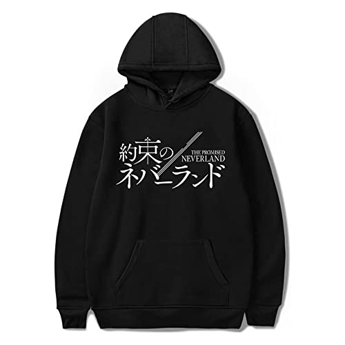 Anime The Promised Neverland Hoodie Manga Emma Norman Ray Print Pullover für Männer und Frauen von Millay