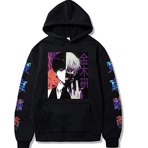 Anime Tokyo Ghoul Ken Kaneki Hoodie Neuheit Oberbekleidung Pullover Sweatshirt für Männer Frauen Jugend von Millay