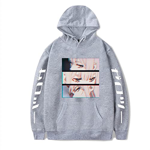 Anime Zero Two Hoodie Darling in The FRANXX 02 Bedruckte Kapuzen-Sweatshirts Pullover Tops für Männer und Frauen von Millay