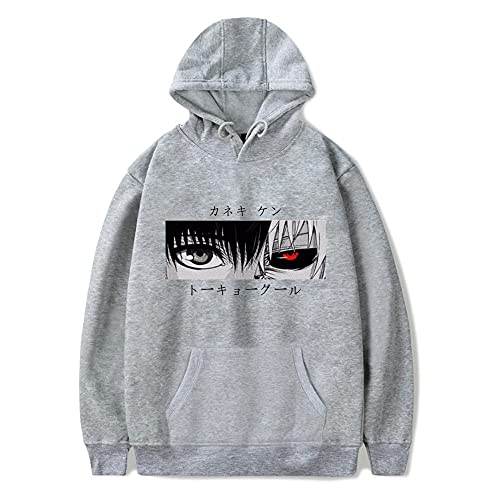 Millay Tokyo Ghoul Hoodie Ken Kaneki Eye Graphics Langarm-Pullover für Unisex von Millay