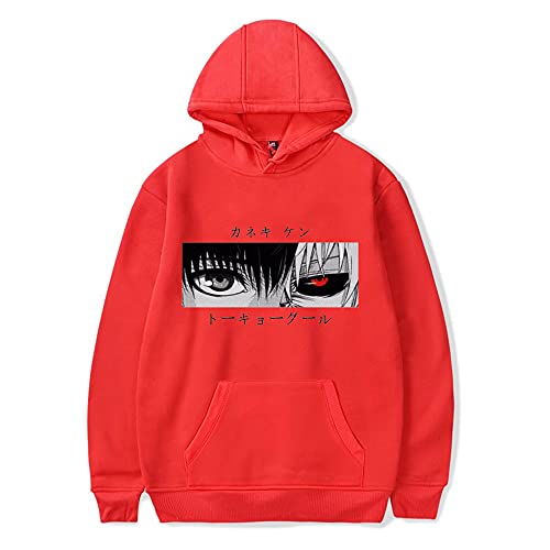 Millay Tokyo Ghoul Hoodie Ken Kaneki Eye Graphics Langarm-Pullover für Unisex von Millay