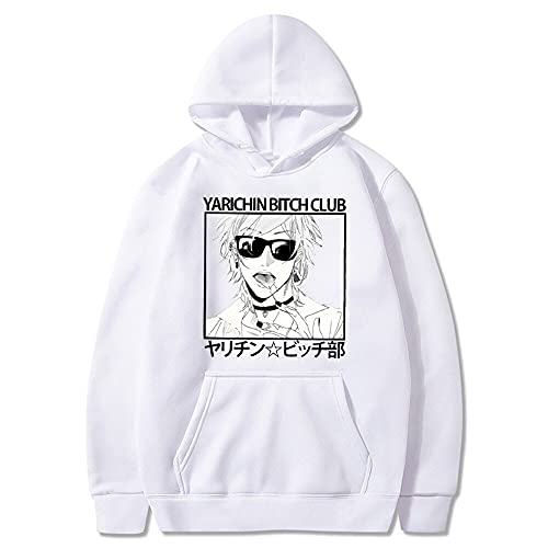 Yarichin B Club Hoodie Yuri Tamura Anime Grafik Bedruckte Pullover Sweatshirts Männer Frauen Hip Hop Streetwear von Millay