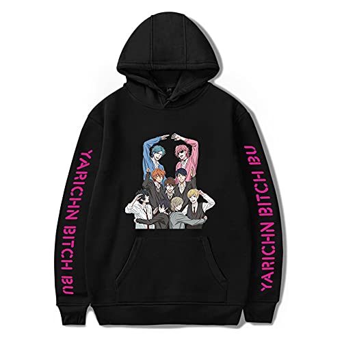 Yarichin B Club Hoodie Yuri Tamura Anime Grafik Bedruckte Pullover Sweatshirts Männer Frauen Hip Hop Streetwear von Millay