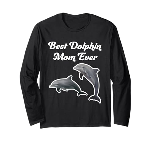 Beste Delfin-Mama Aller Zeiten Langarmshirt von Miller Sye