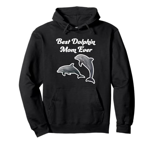 Beste Delfin-Mama Aller Zeiten Pullover Hoodie von Miller Sye
