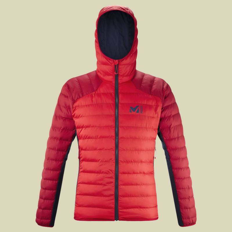 Fitz Roy Warm Hoodie Men Größe S Farbe rouge/deep red von Millet