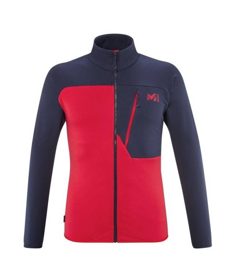 Millet Fleecejacke Seneca (Polartec Power Grid) rot/saphirblau Herren von Millet
