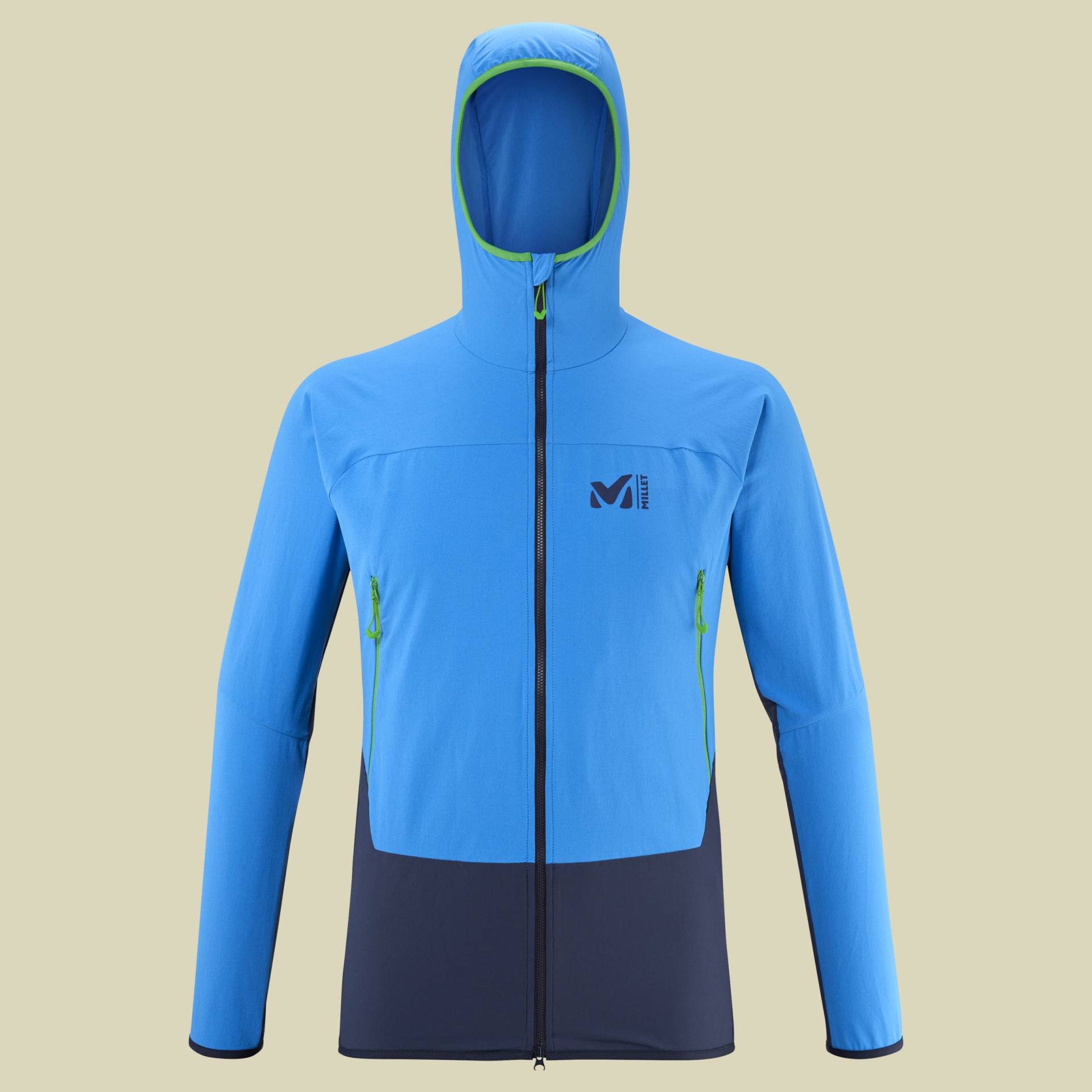 Fusion XCS Hoodie Men Größe S Farbe saphir/electric blue von Millet