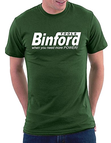 Binford Tools T-Shirt, Größe L, Bottlegreen von Million Nation