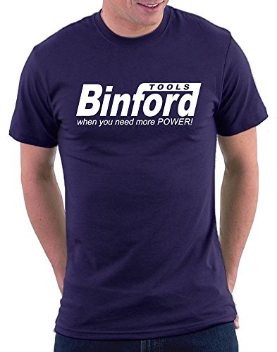 Binford Tools T-Shirt, Größe L, Navy von Million Nation