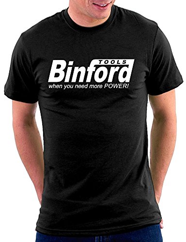 Binford Tools T-Shirt, Größe M, Schwarz von Million Nation