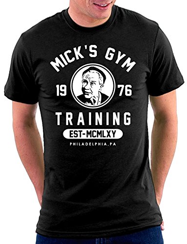 Mickeys Gym T-Shirt, Größe L, Schwarz von Million Nation