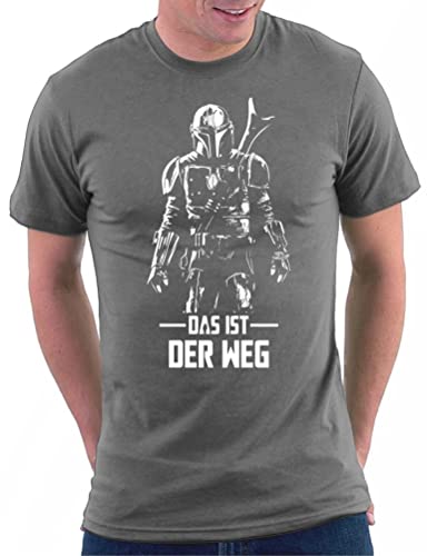 Million Nation DAS IST DER WEG T-Shirt, Größe L, Darkgrey von Million Nation