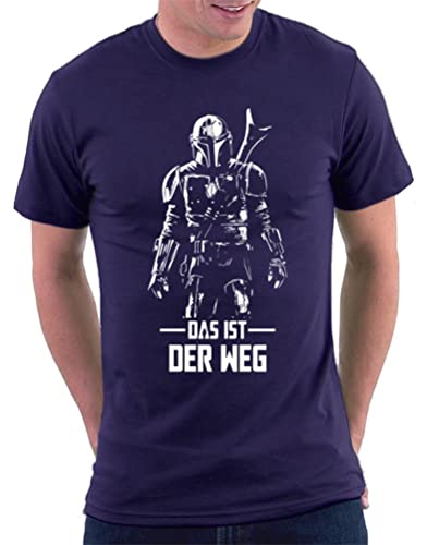 Million Nation DAS IST DER WEG T-Shirt, Größe L, Navy von Million Nation