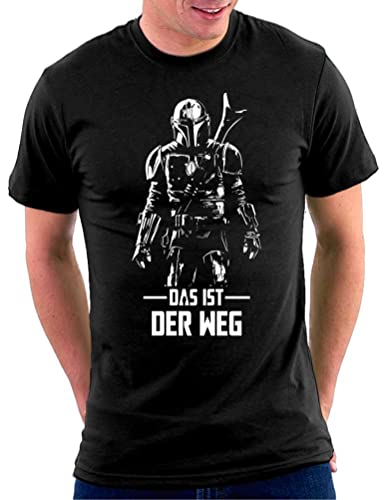 Million Nation DAS IST DER WEG T-Shirt, Größe L, Schwarz von Million Nation