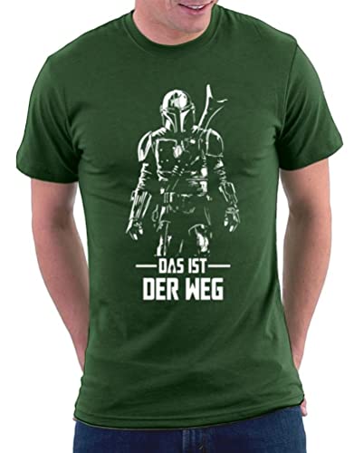 Million Nation DAS IST DER WEG T-Shirt, Größe M, Bottlegreen von Million Nation