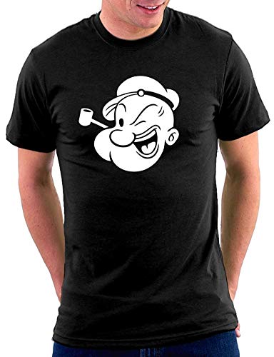 Popeye T-Shirt Größe L, Schwarz von Million Nation