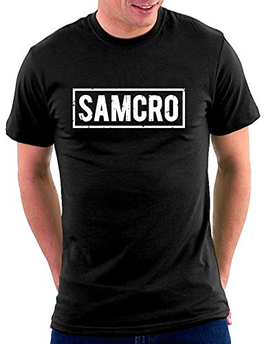 Million Nation Samcro T-Shirt, Größe S, Schwarz von Million Nation