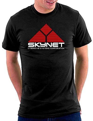 Terminator Skynet T-shirt, Größe S, Schwarz von Million Nation